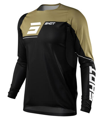 Maillot Manches Longues Shot Revolt Noir/Or