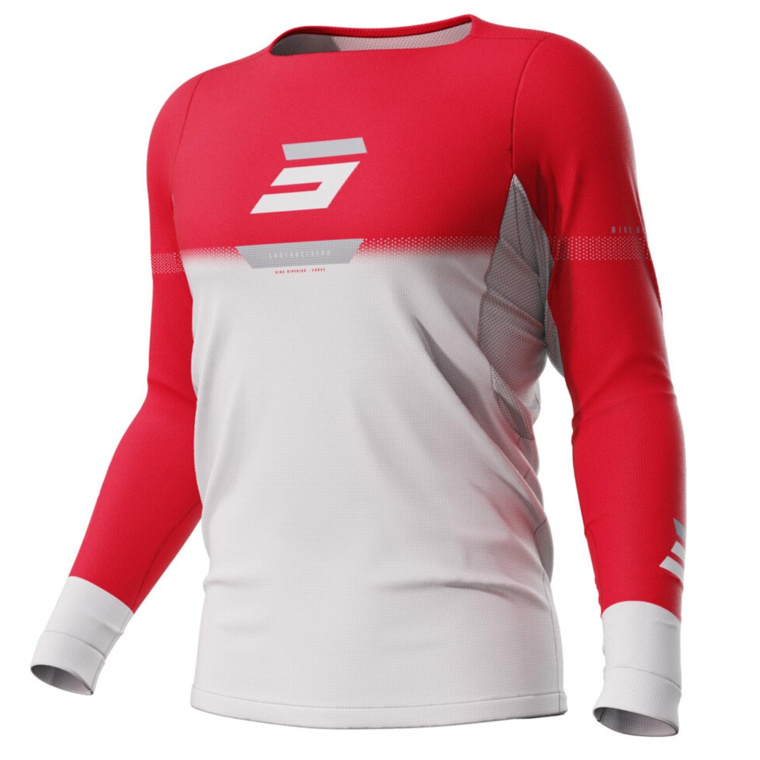 Maillot Manches Longues Shot Rogue Stok Rouge 1/4
