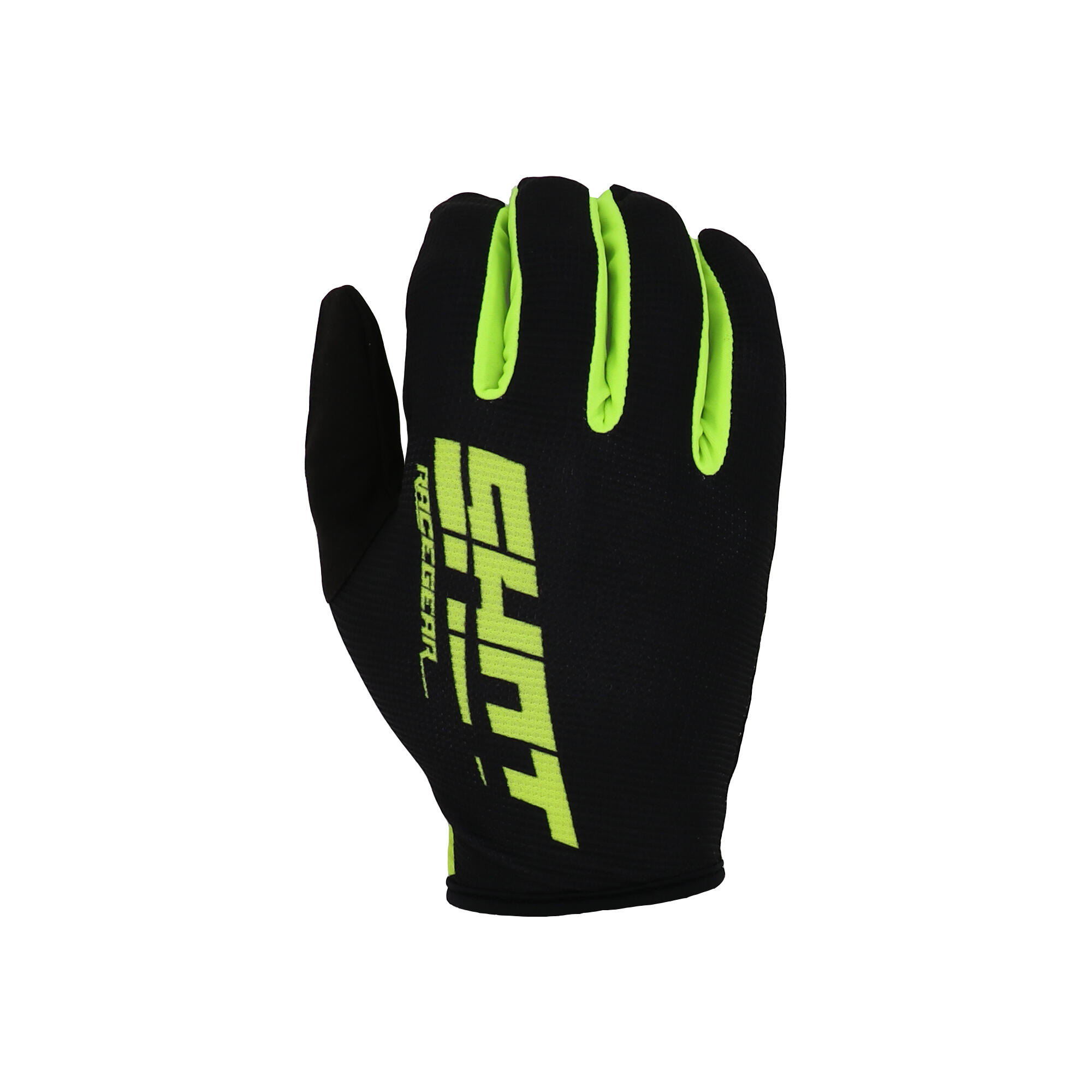 Shot Handschoenen BMX Rogue Ultralight Zwart/Geel Fluor 1/4