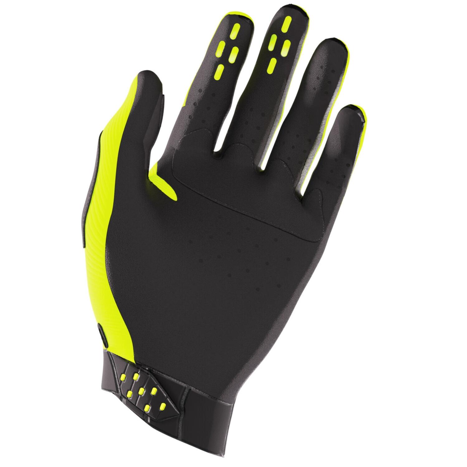 Gants Shot Race Jaune Fluo Adulte 2/3