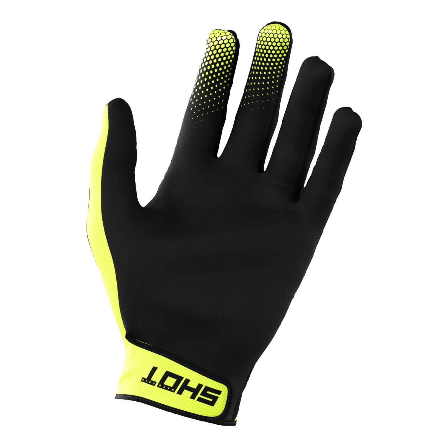 Shot Handschoenen Rogue Revolt 2.0 Kind Geel Fluor 2/3
