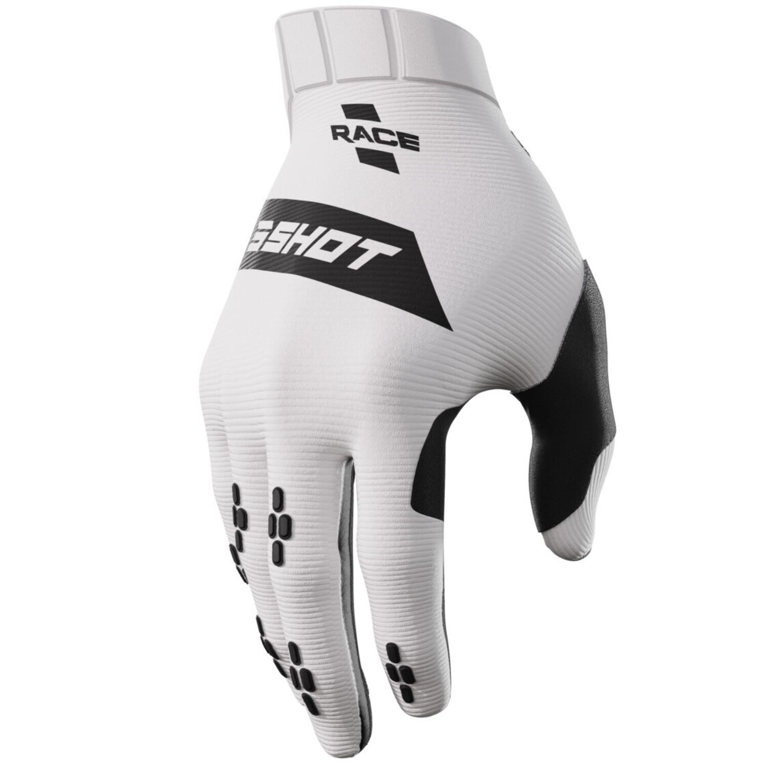 SHOT RACE GEAR Shot Handschoenen Race Wit Volwassene