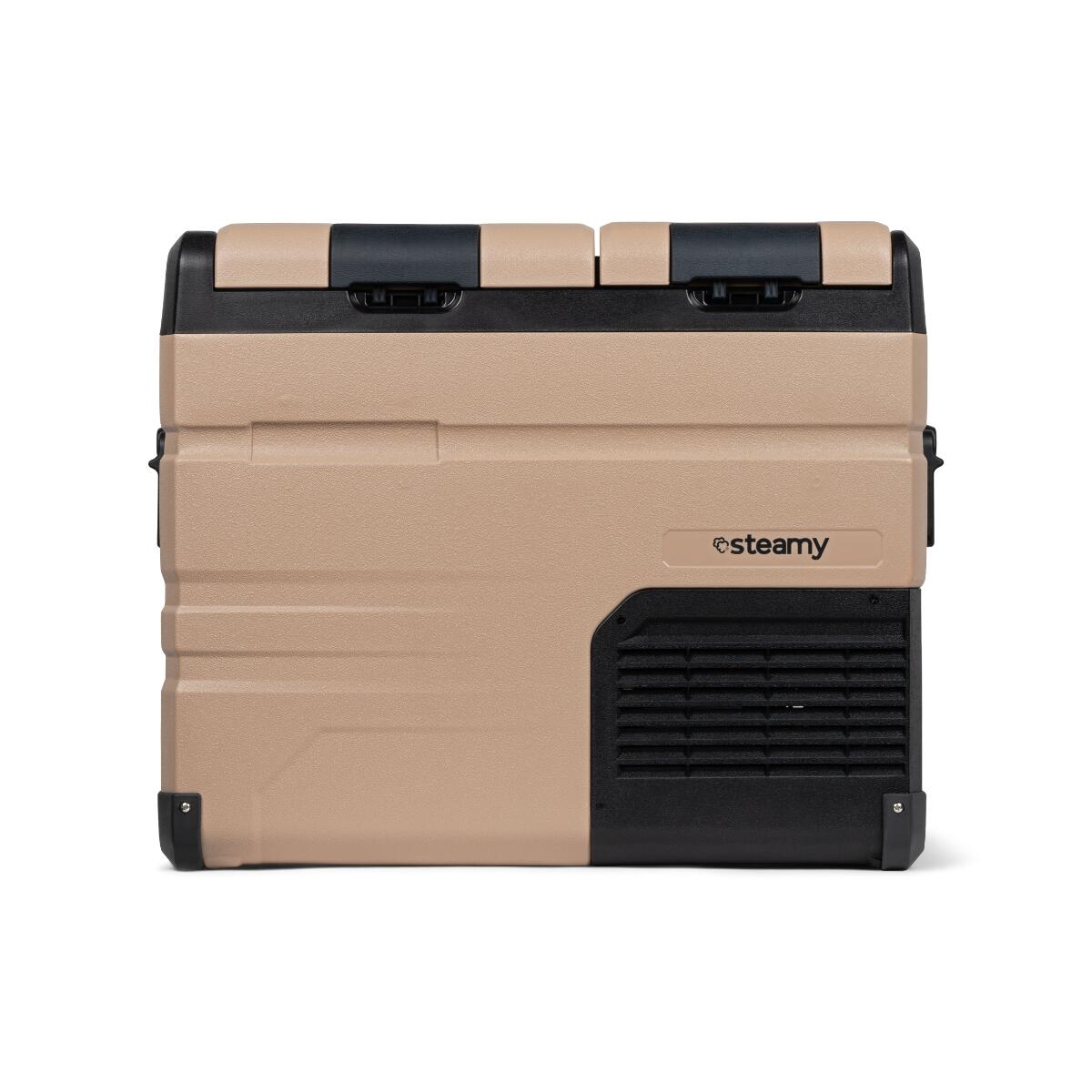 Steamy Dual Zone Geladeira portátil elétrica, 45L