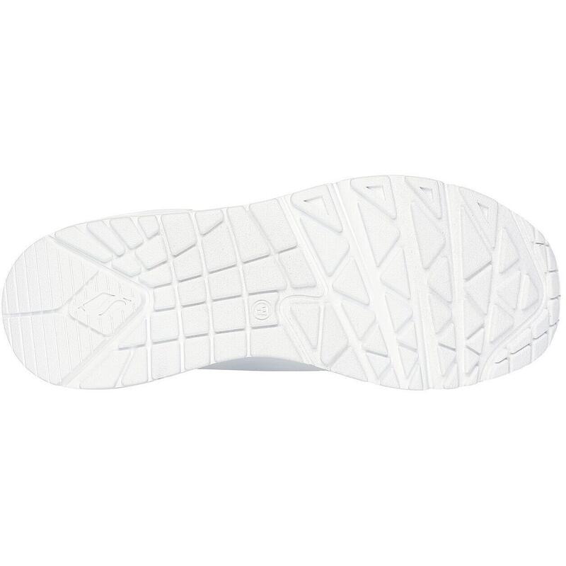 Pantofi sport femei Skechers Uno - Shimmer Away, Alb