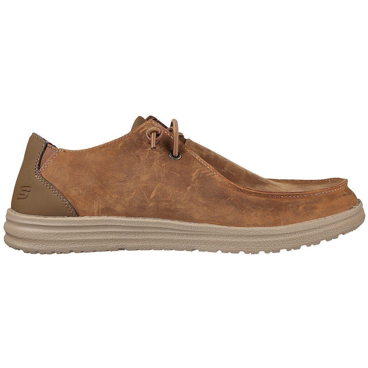 Baskets Skechers Melson - Ramilo, Marron, Hommes 4/5