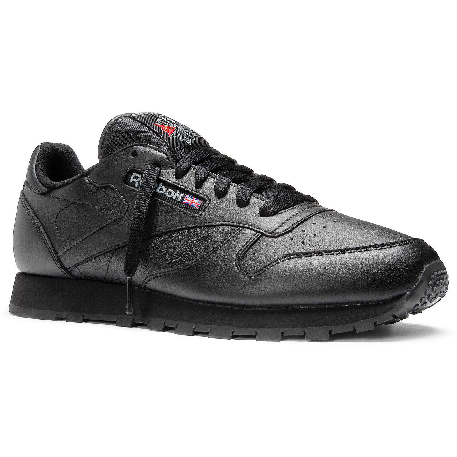 Reebok - Baskets Reebok Classic Leather, Noir, Hommes - Chaussures De Sport - Noir - 40 - Decathlon