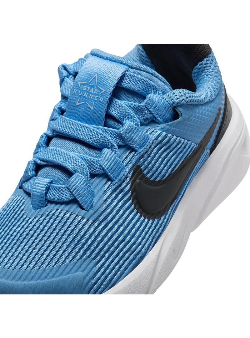 Chaussure de sport pour fille Nike Star Runner 4 Bleu 3/7