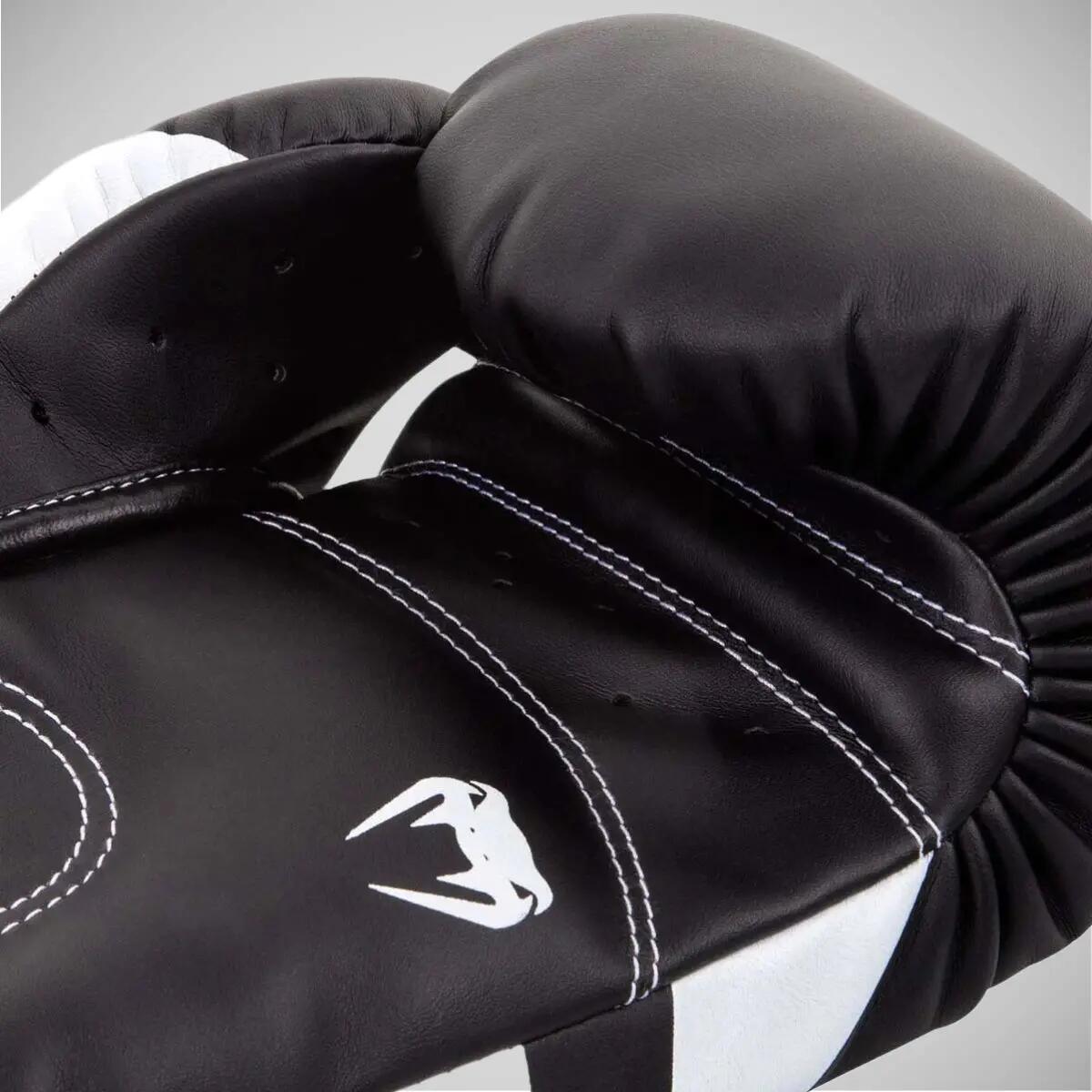 Venum Elite bokshandschoenen zwart/wit 14oz 3/4