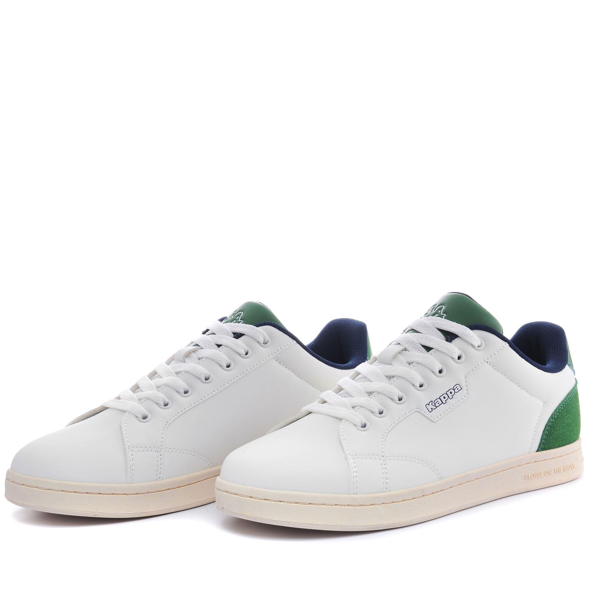 Kappa - Baskets Homme Tango Blanc - Baskets - Gris|multicolore|vert - Decathlon