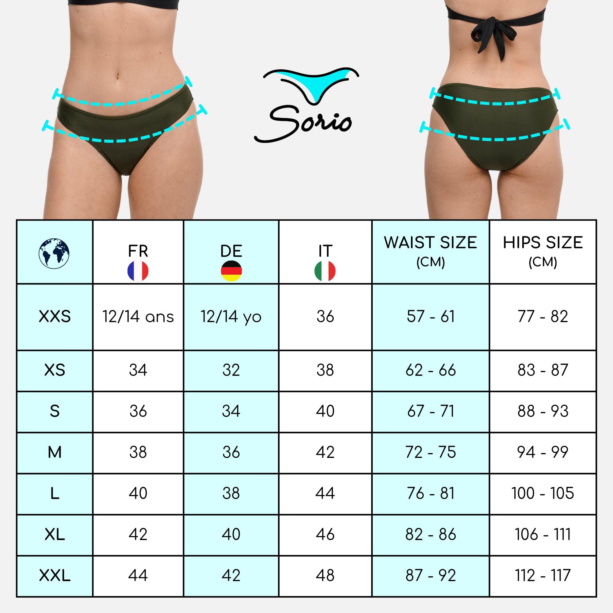 Menstruatie Bikinibroekje | Dames Tieners | Middelmatige Menstruatie | Eva Khaki 6/8