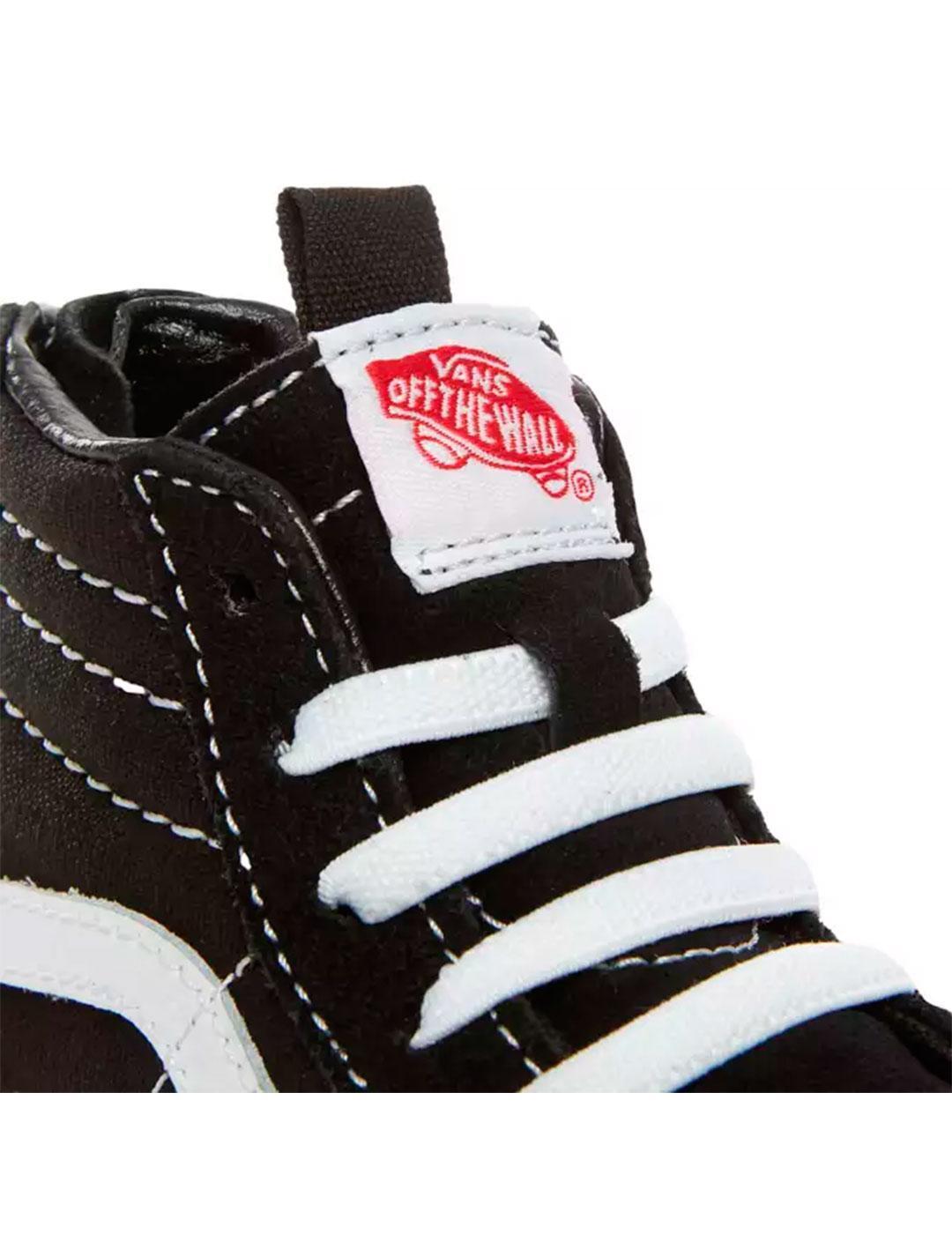 Sapatilha para criança Vans Sk8-hi zip preta 7/7