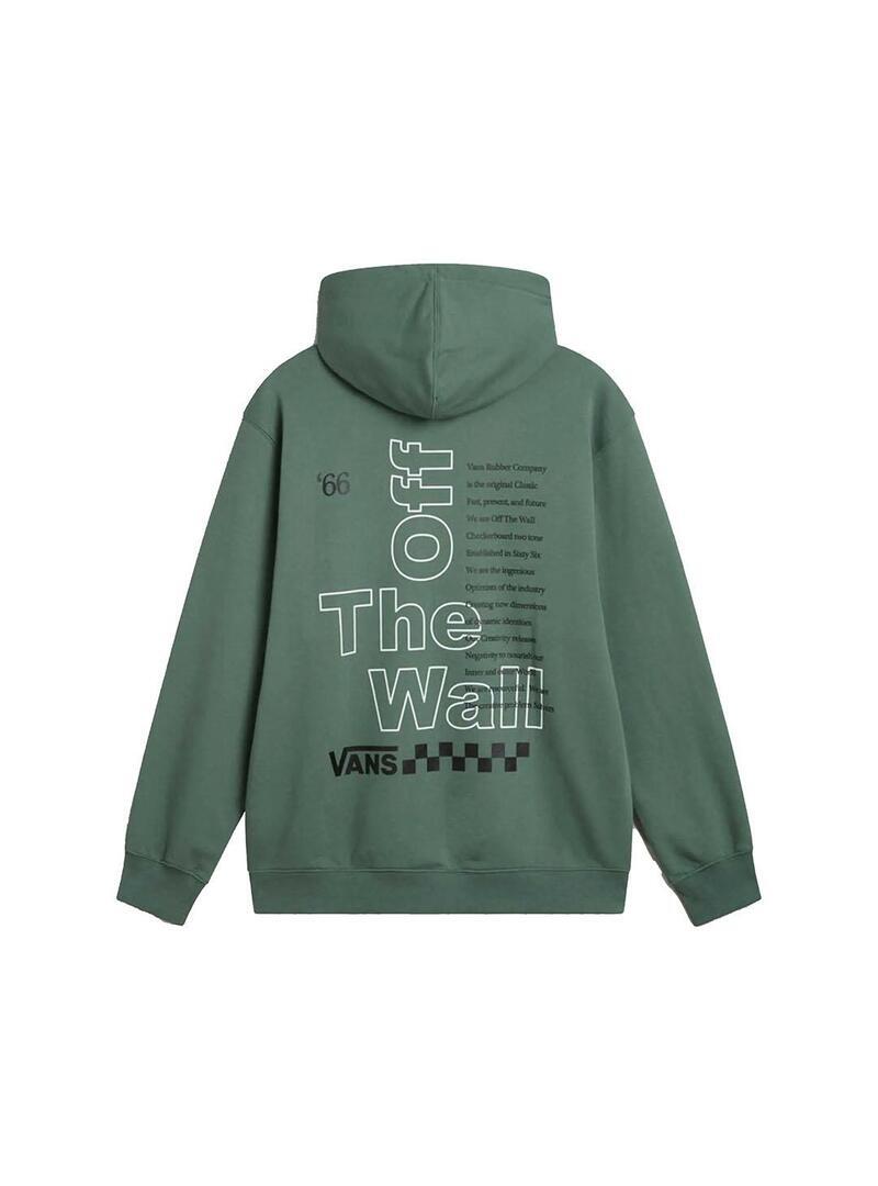 Sudaderas jerseys polares para Hombre Vans Posted loose Verde 2/2