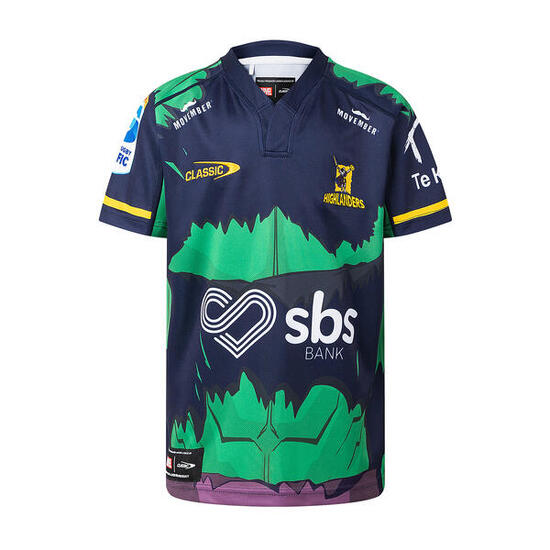 Camiseta Réplica Highlanders Hulk Niño Marvel X Classic