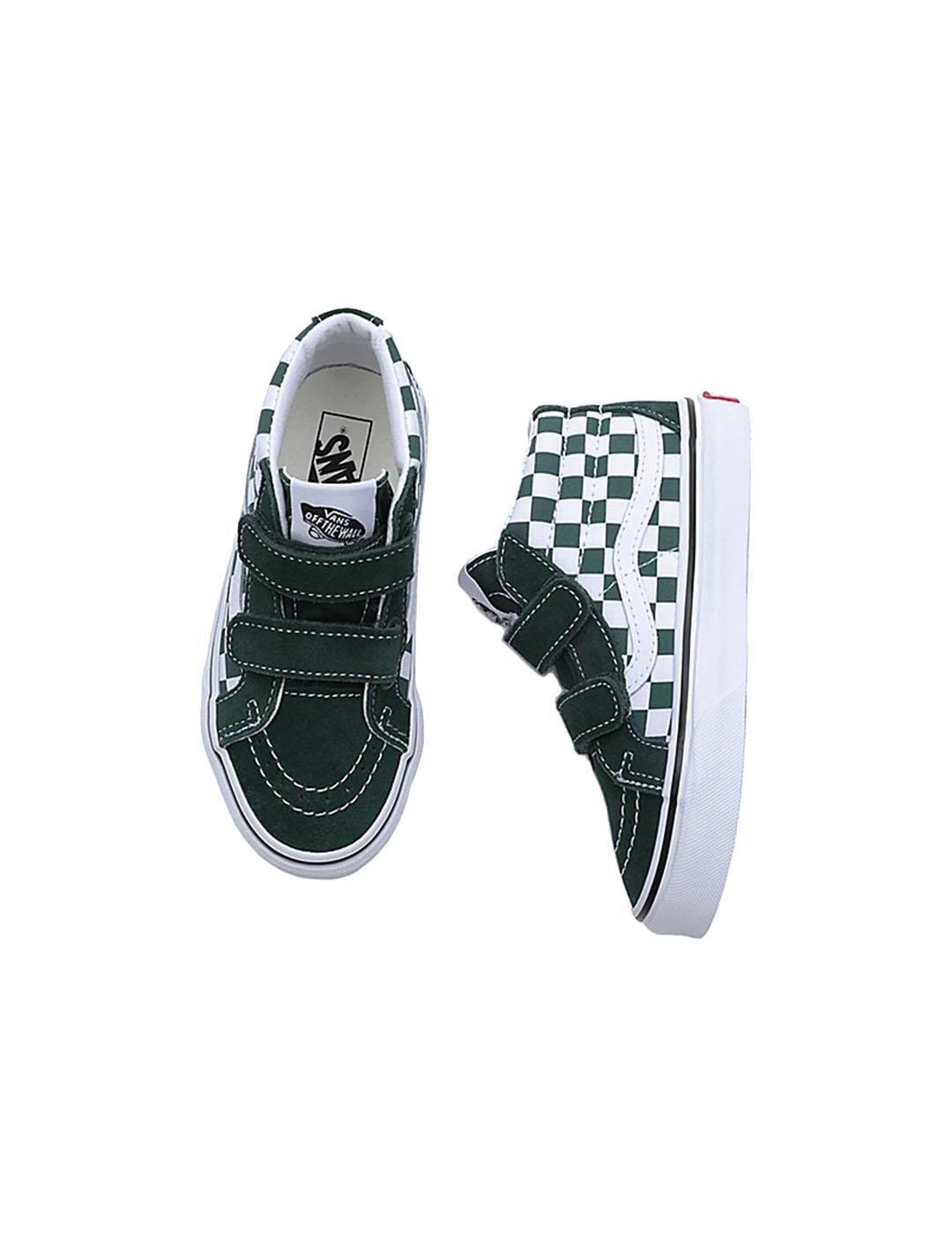 Zapatilla para Niño Vans Sk8-mid Verde 6/7