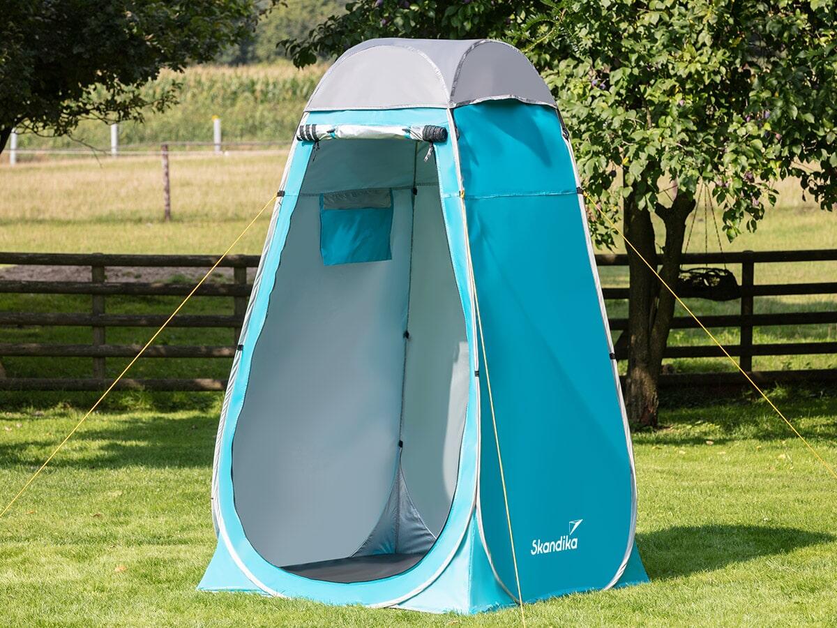 Seconde vie - Tente cabine de douche pop-up  – 210 cm de hauteur – avec fenêtre 2/7