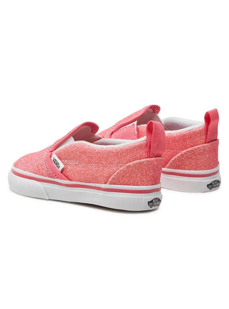 Zapatilla para Niña Vans Slip-on Rosa 5/6