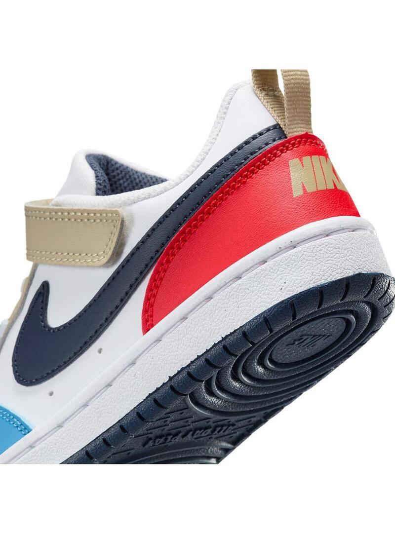 Zapatilla para Niño Nike Court borough low recraft Blanco 4/7