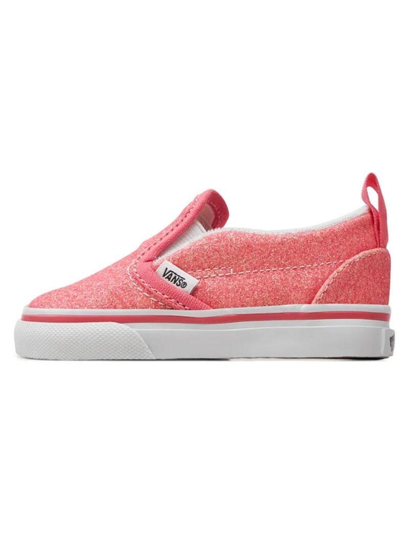 Zapatilla para Niña Vans Slip-on Rosa 2/6