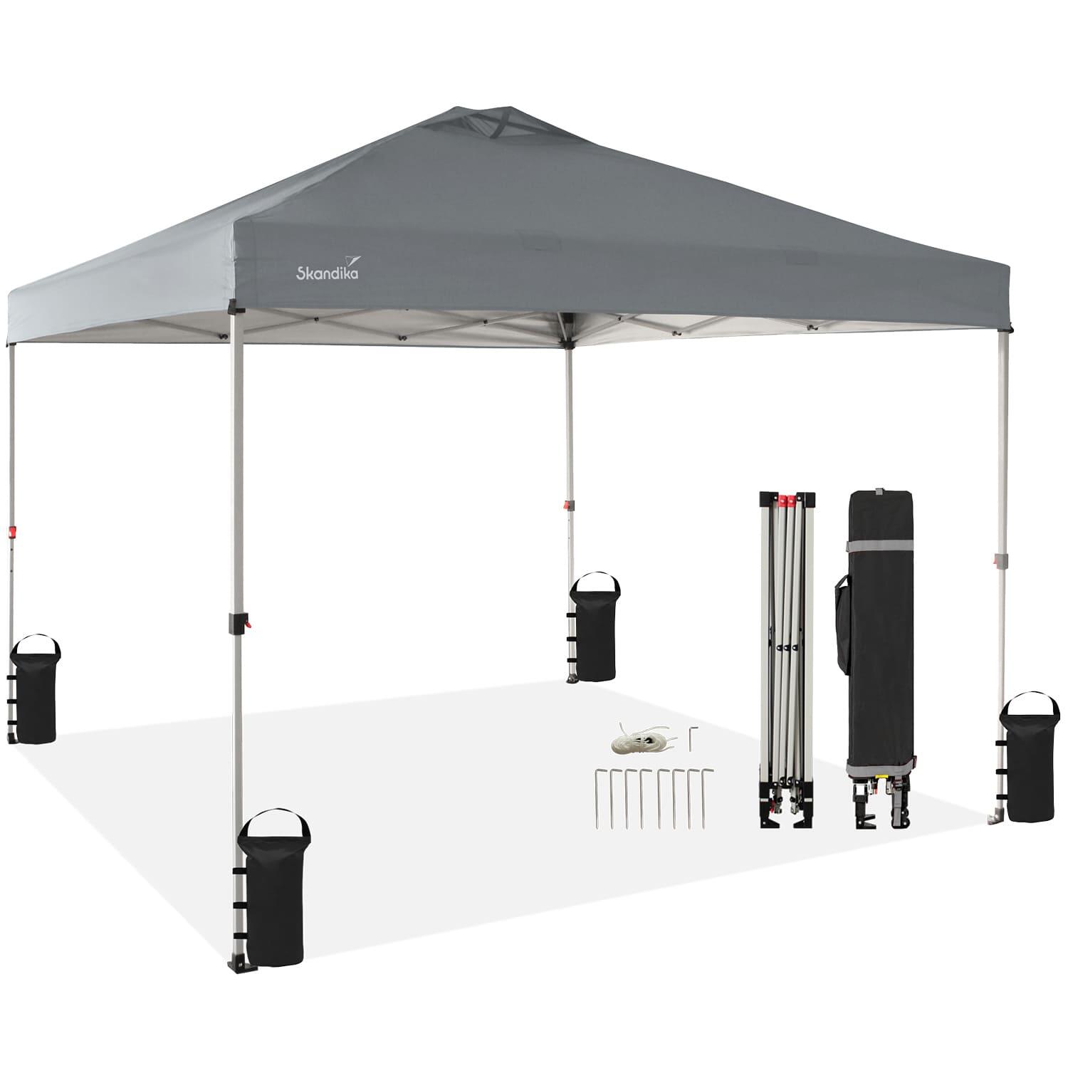 SKANDIKA Campingtent Solvorn 3,66 x 3,66 m - shelter - Eenvoudige montage met één hand