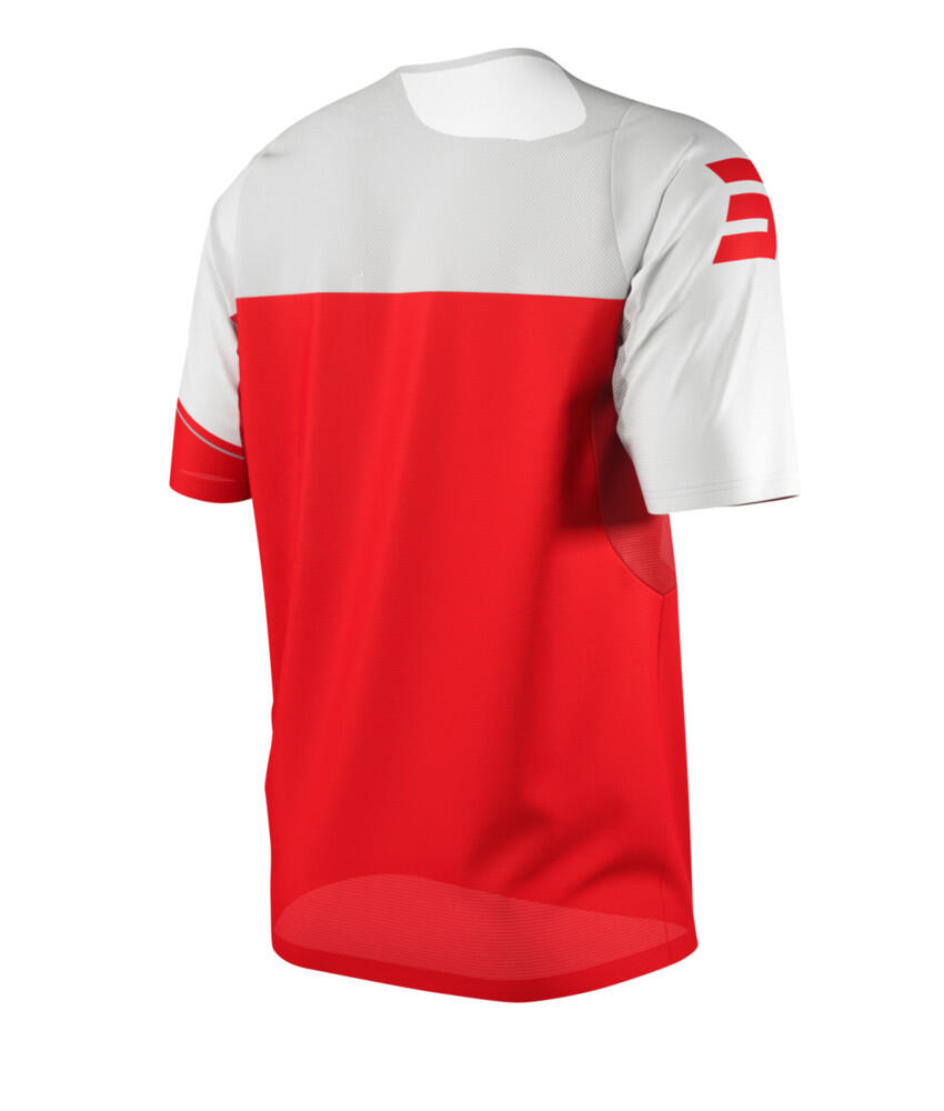 Maillot Manches Courtes Shot Revolt Rouge 2/3