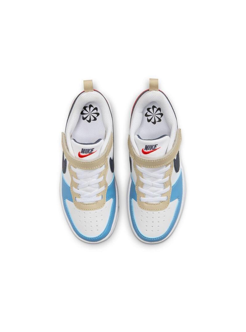 Zapatilla para Niño Nike Court borough low recraft Blanco 7/7