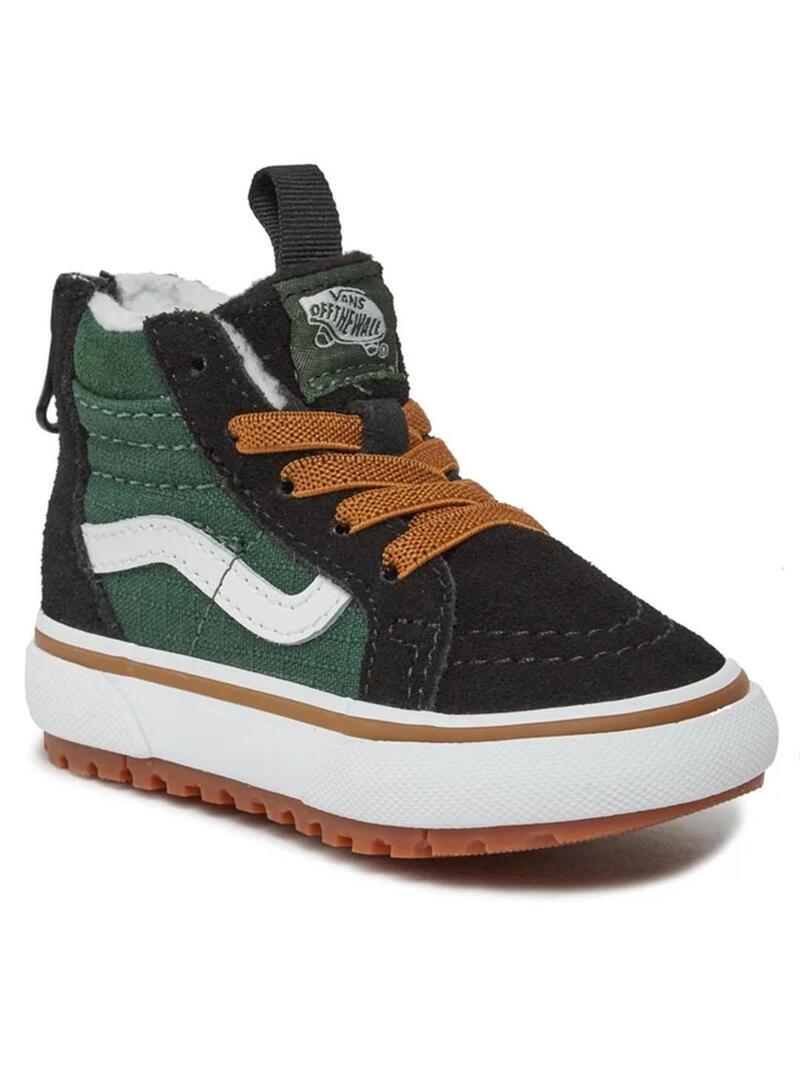 Zapatilla para Niño Vans Sk8-hi zip Verde 5/6