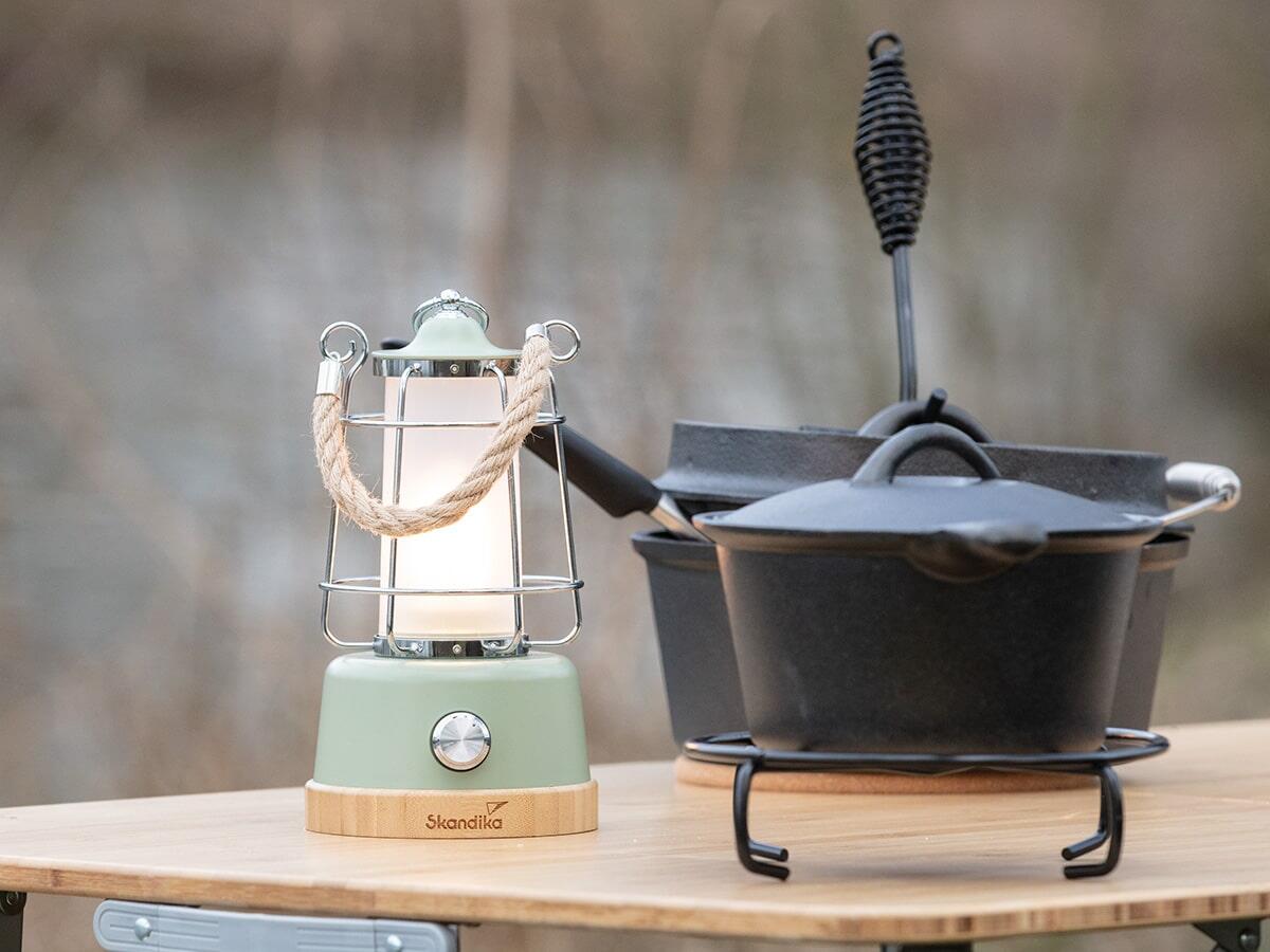 Tweedehands - Kiruna LED-Lamp – Buiten Lantaarn - Retro campinglamp - powerbank 6/7