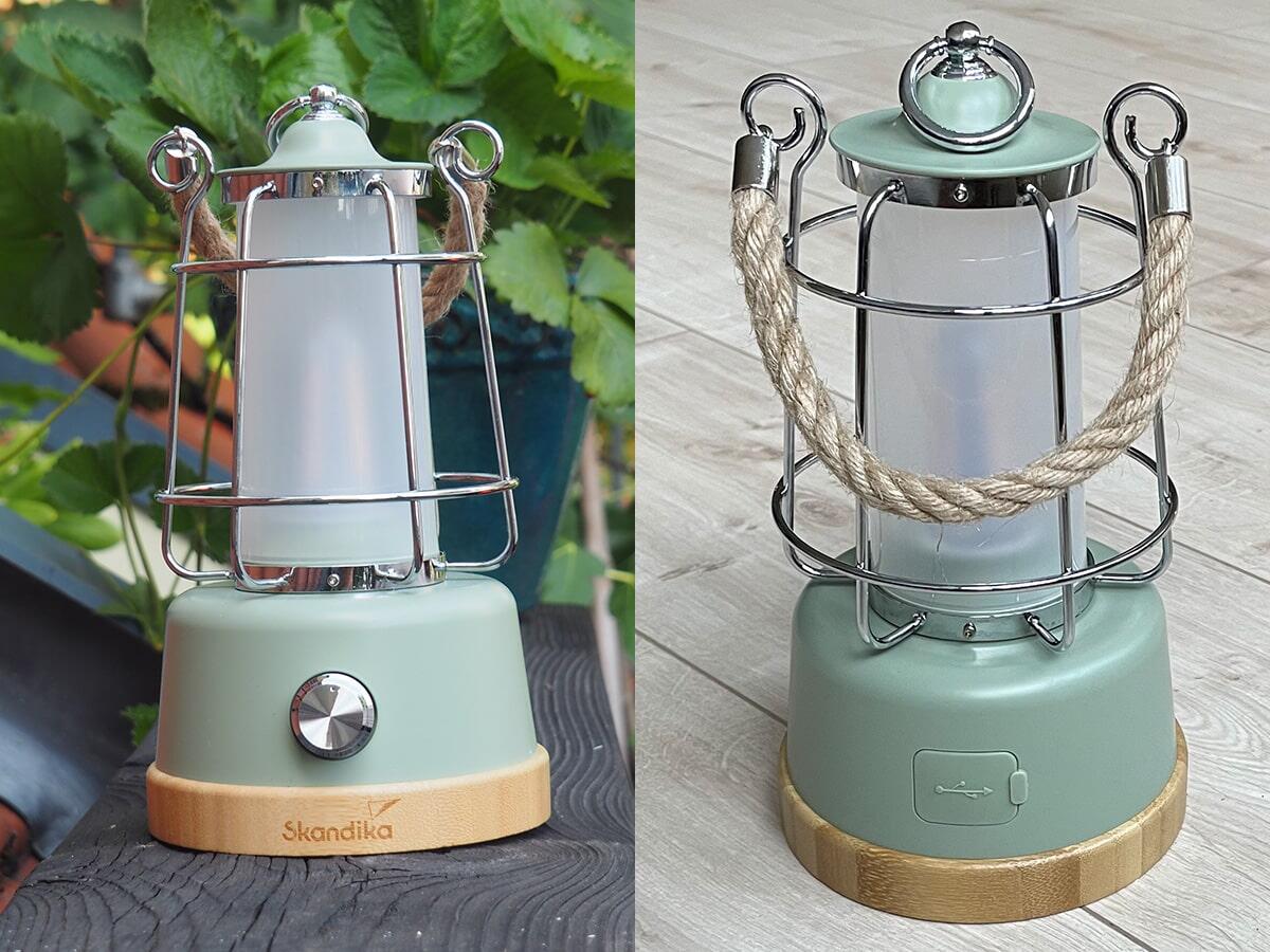 Tweedehands - Kiruna LED-Lamp – Buiten Lantaarn - Retro campinglamp - powerbank 4/7