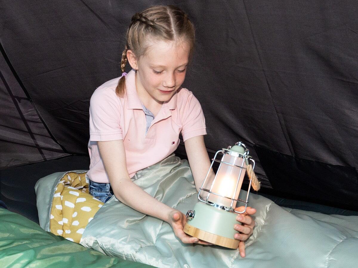 Tweedehands - Kiruna LED-Lamp – Buiten Lantaarn - Retro campinglamp - powerbank 7/7