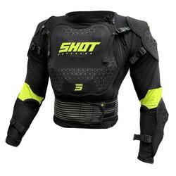 Gilet Shot Optimal 2.0 Noir/Jaune Fluo Enfant