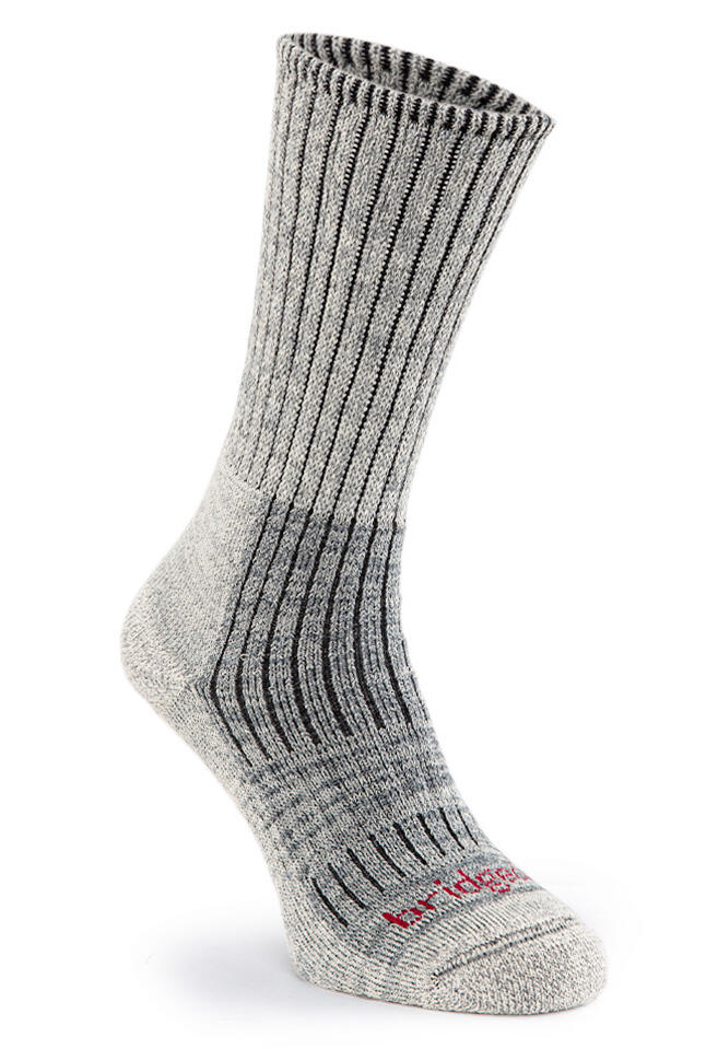 BRIDGEDALE HIKE Midweight Merino Comfort Boot Men's - Light Grey