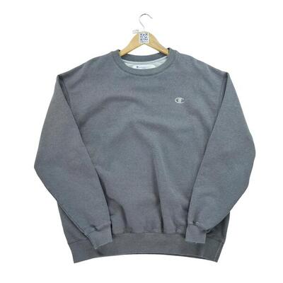 Tweedehands - heren vintage y2k grijze sweatshirt - als nieuw