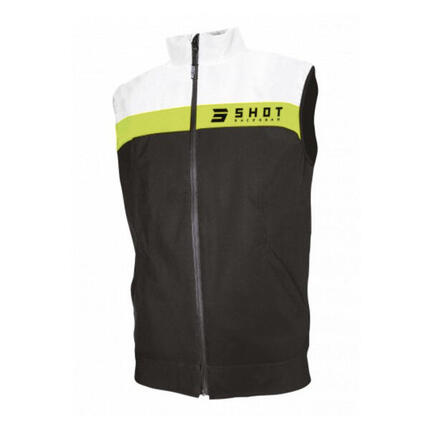 Shot Bodywarmer Team Black Neon Yellow Jacke