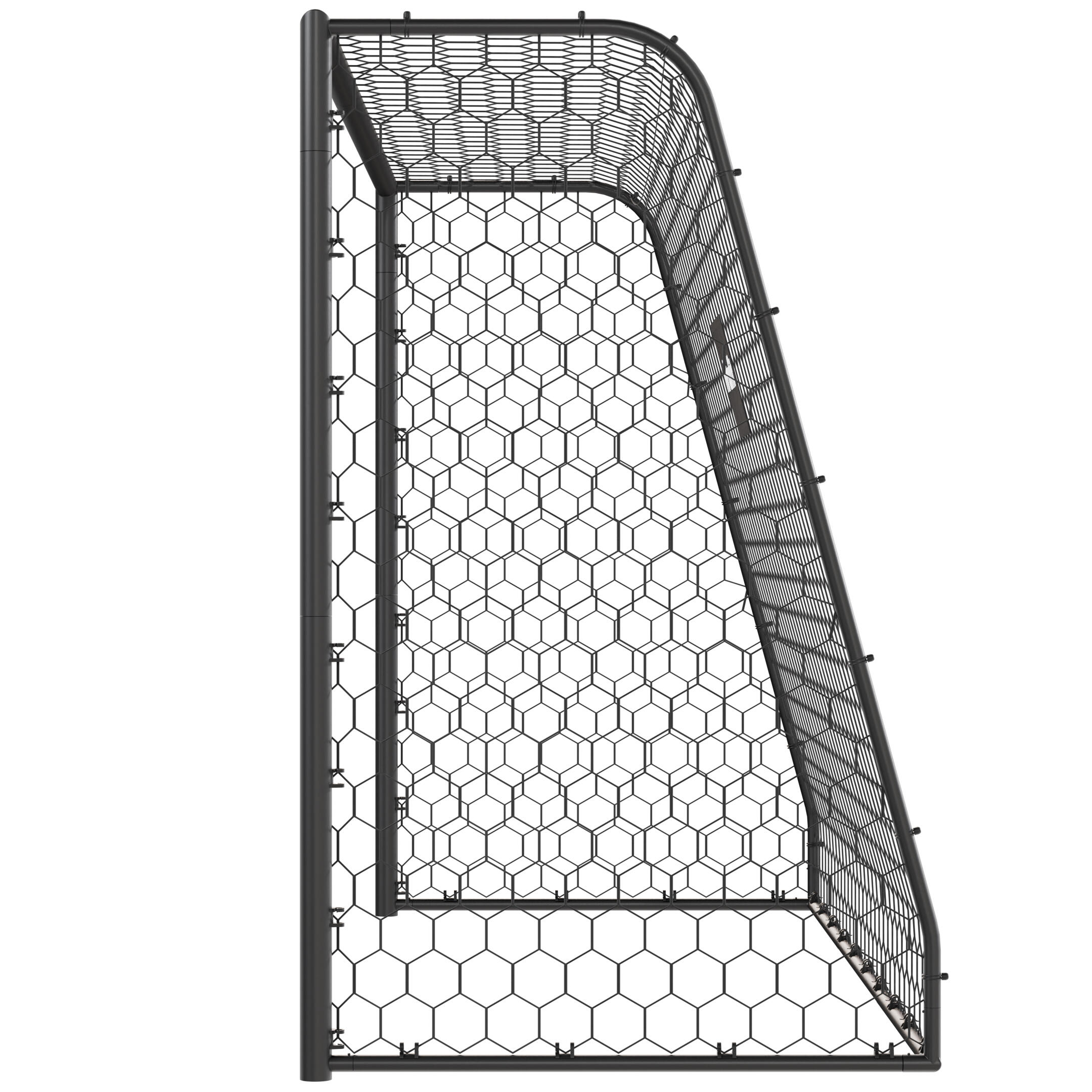 VirtuFit But De Foot Pro Avec Mur Cible - 300 X 200 Cm - Cadre Métal Robuste