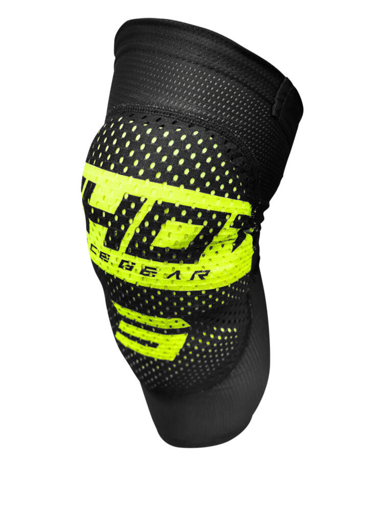 SHOT RACE GEAR Kniebeschermers Shot Airlight Zwart/Geel Fluor Kind - KID