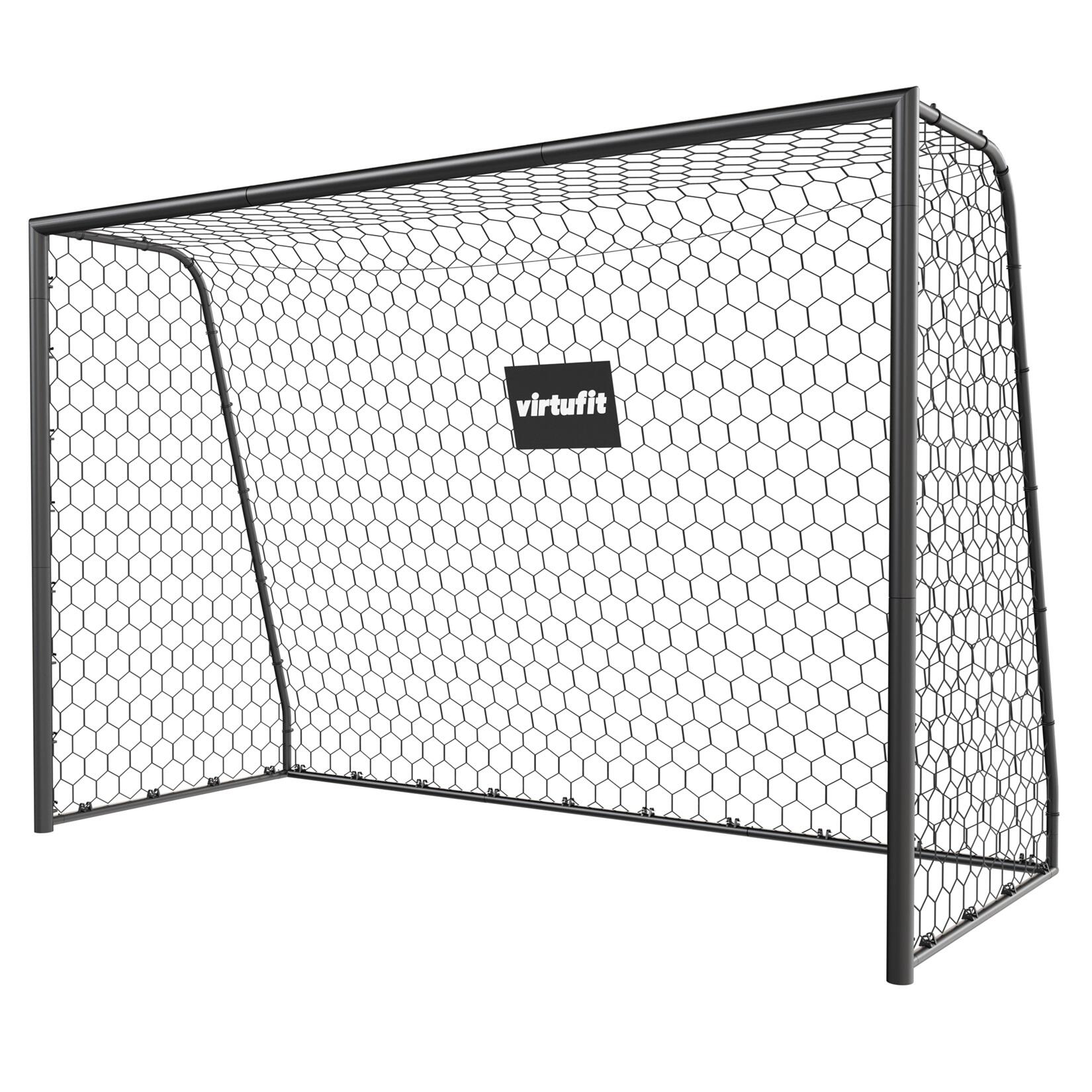 VIRTUFIT Porta da calcio Premium - Porta da calcio per impieghi gravosi - 300 x 200 x 120