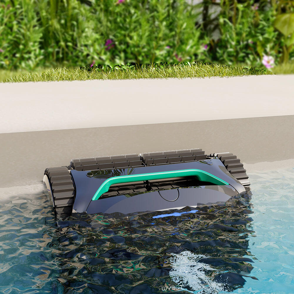 C2 Robot aspirateur de piscine sans fil Noir Vert 6/8