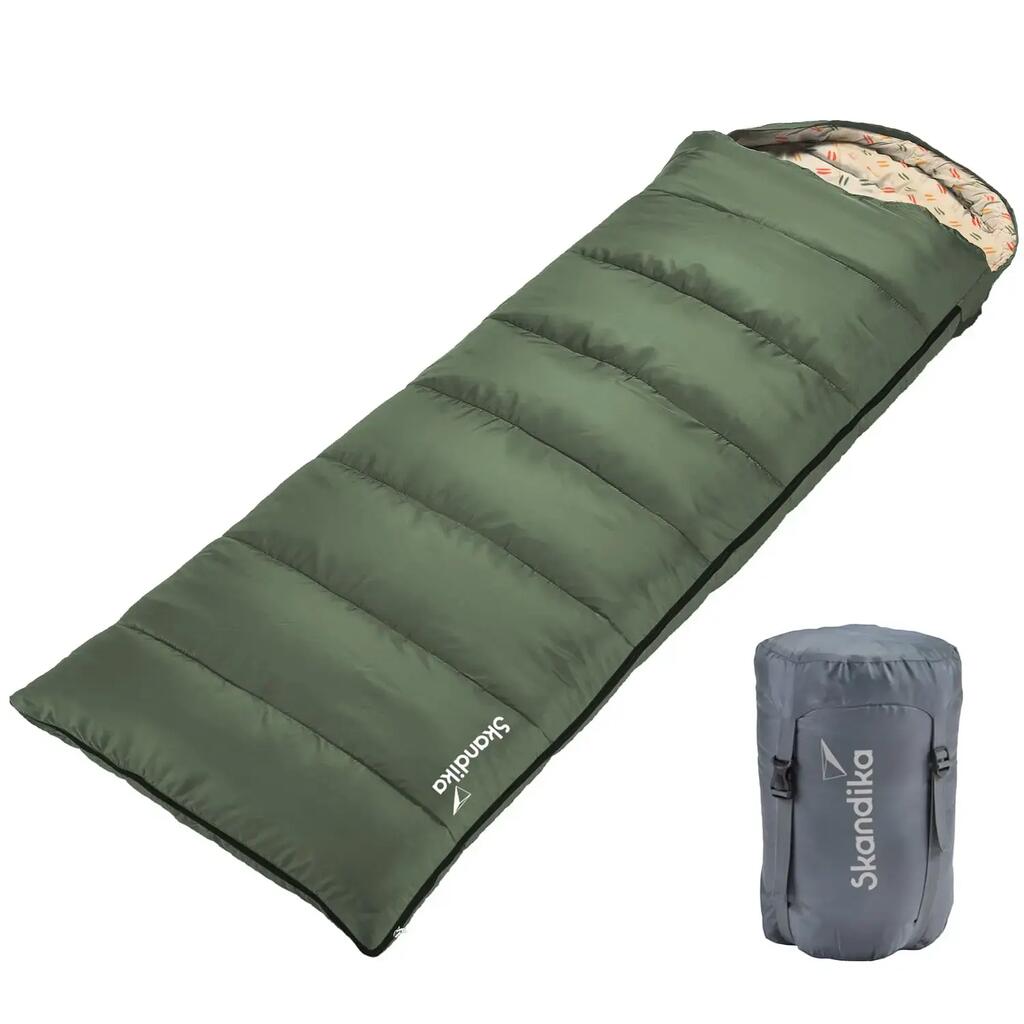 Iceland Blanket Sleeping Bag – 220 (190+30) × 80 cm, Left Zip, −10°C, 3‑Season