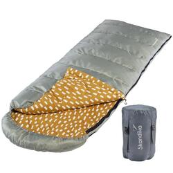 Seconde vie - Sac de couchage adulte Dundee - 3 saisons, jumelable - zip gauche