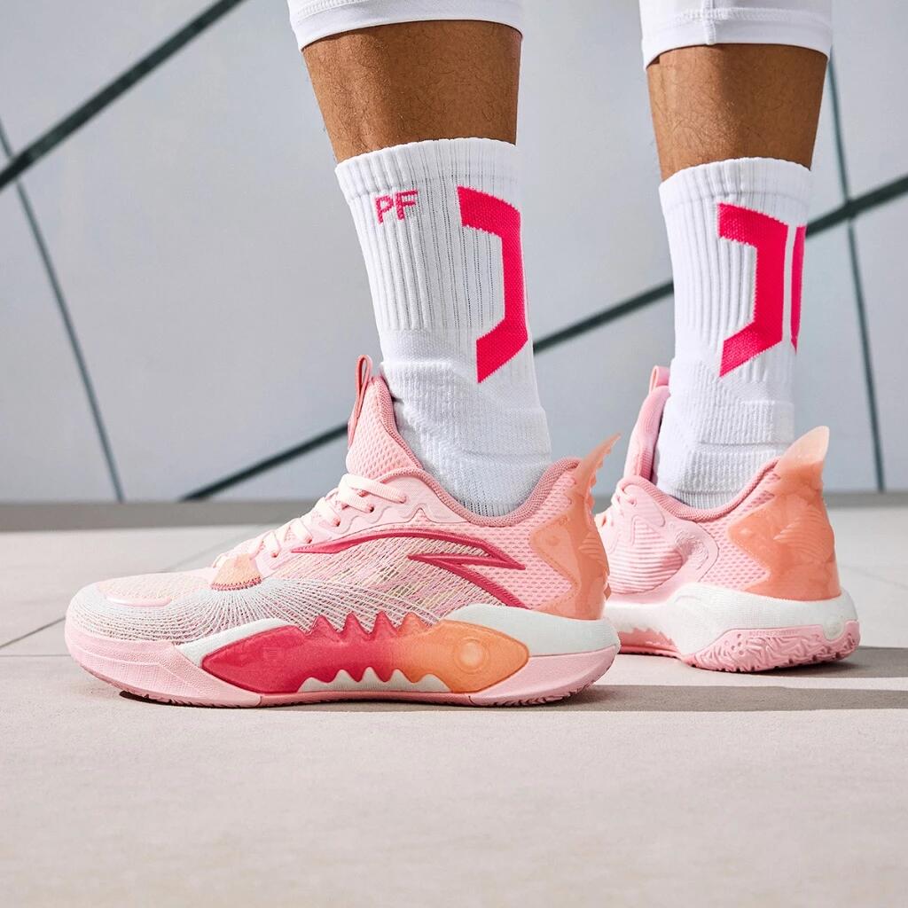 Shock Wave 5 Team V2 Basketball Shoes Men (Pink)