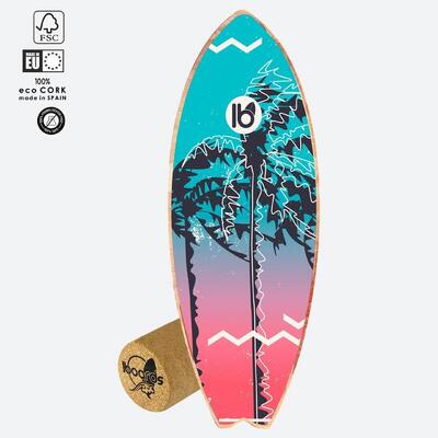 Balance Board Palm – Surf Trainer mit Korkrolle