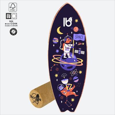 Balance Board Astrodog – Surf Trainer mit Korkrolle