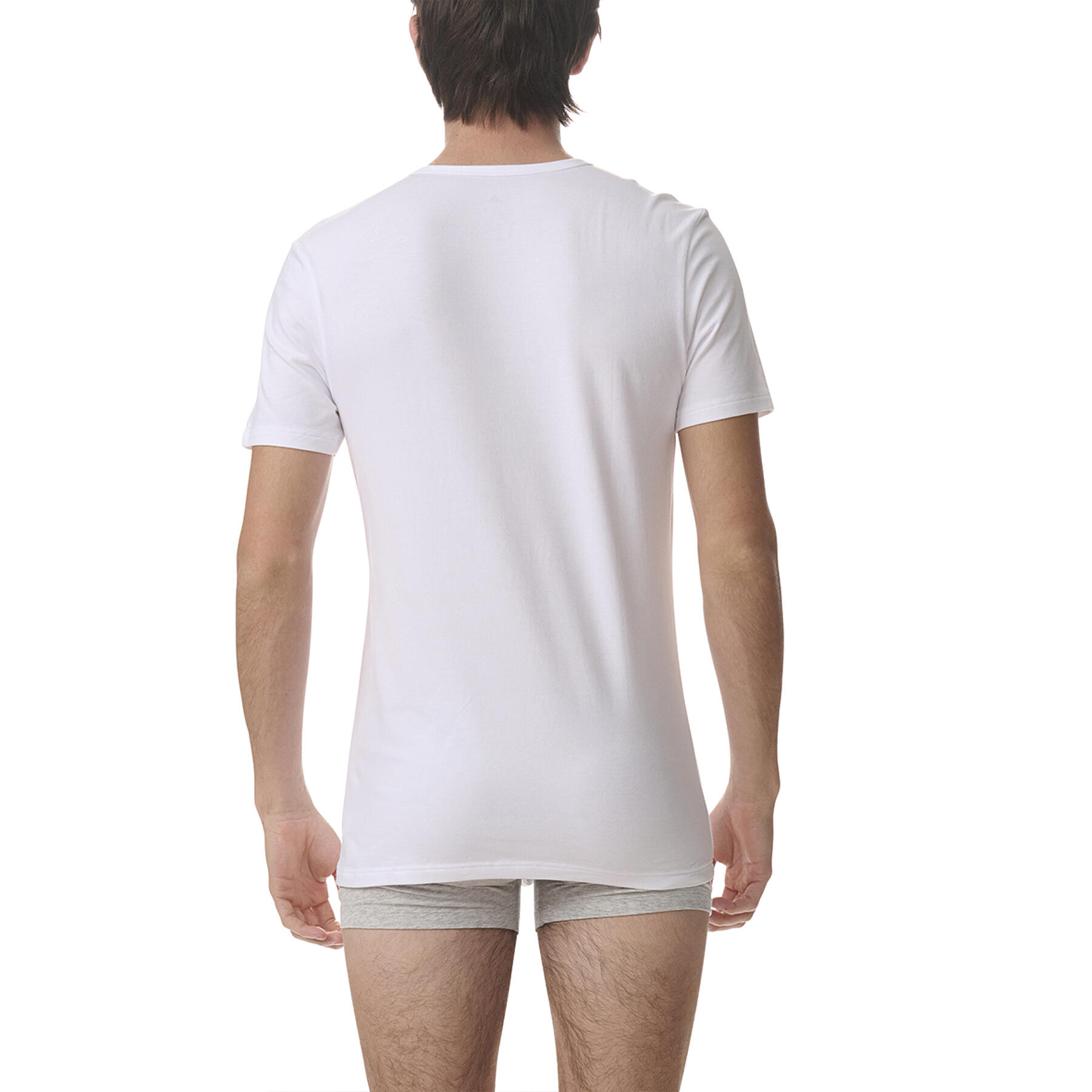 Lot de 2 tee-shirts homme col V Active Flex Cotton 3/7
