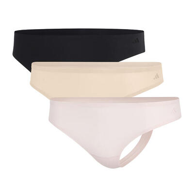 String bequem elastisch Damen - 3er Pack Thong Active Light Flex