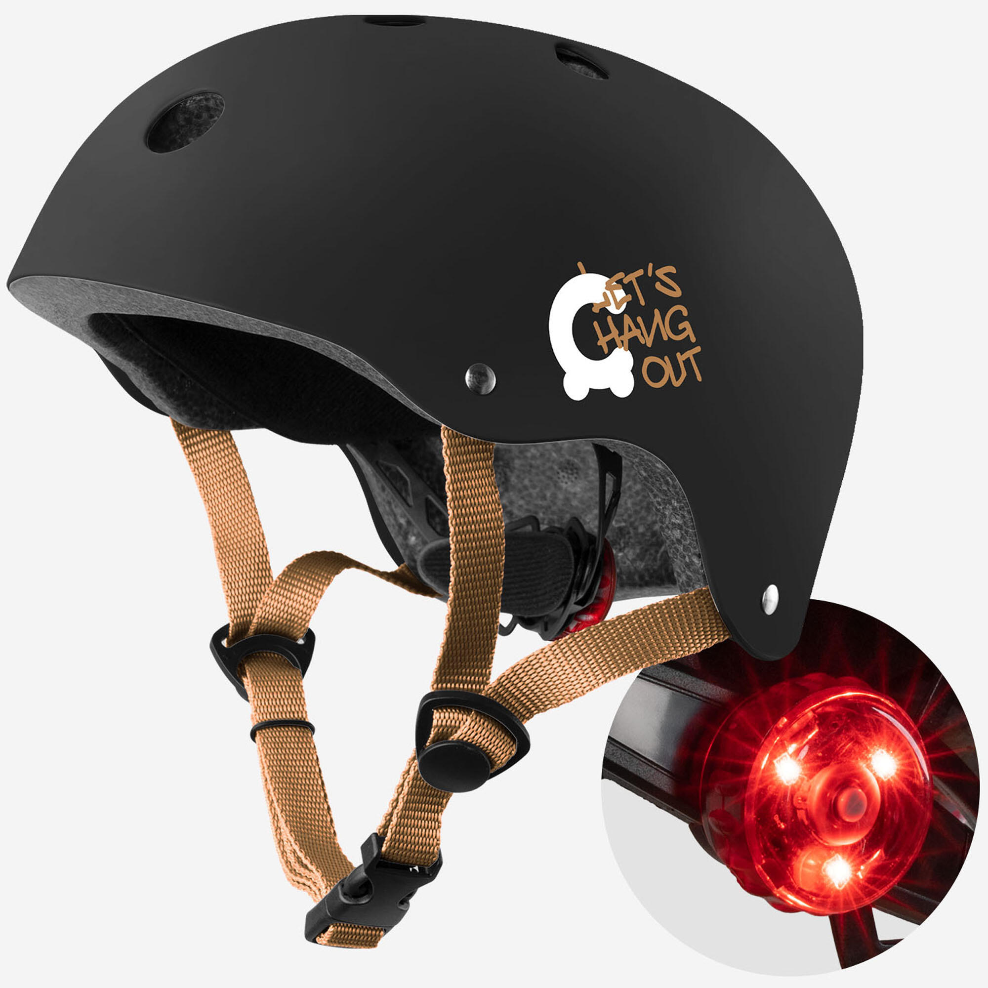 Casco Protettivo per Bambini con LED XS/S 4/7