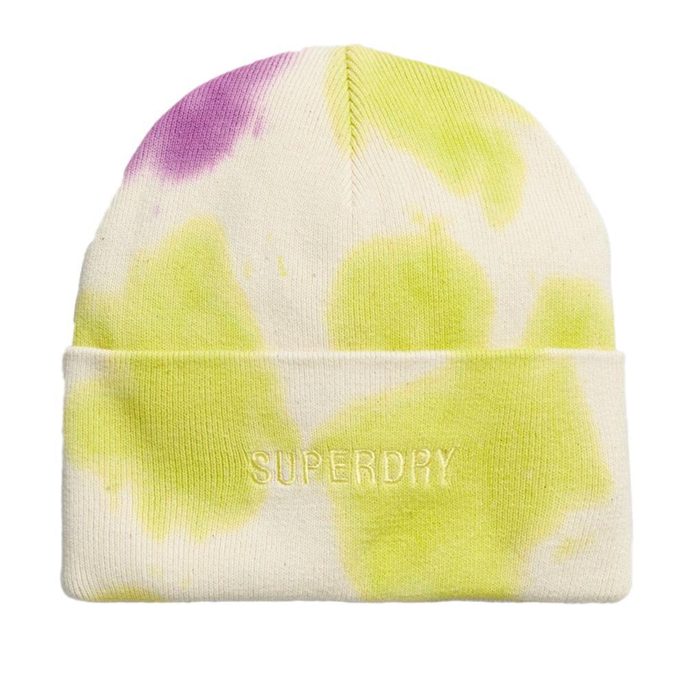 Superdry - Bonnet Jaune/blanc  Mixte Superdry Vintage Dyed Beanie - Bonnet - Jaune - Taille Unique - Decathlon