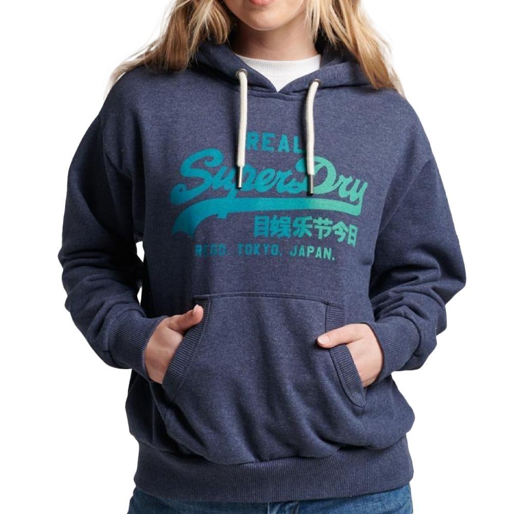 SUPERDRY Donna - Felpa Con Cappuccio Taglia S