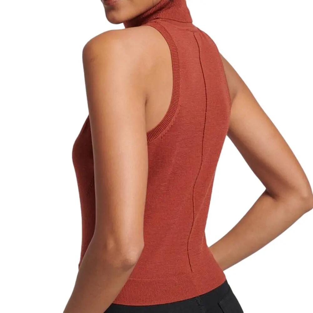 Débardeur Rouge Femme Superdry Studios Merino 2/2