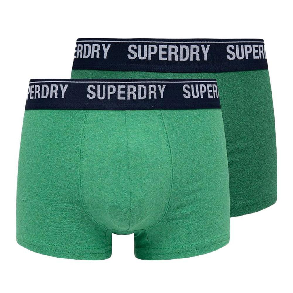 Lot x2 Boxers Vert Homme Superdry M3110346A 1/1