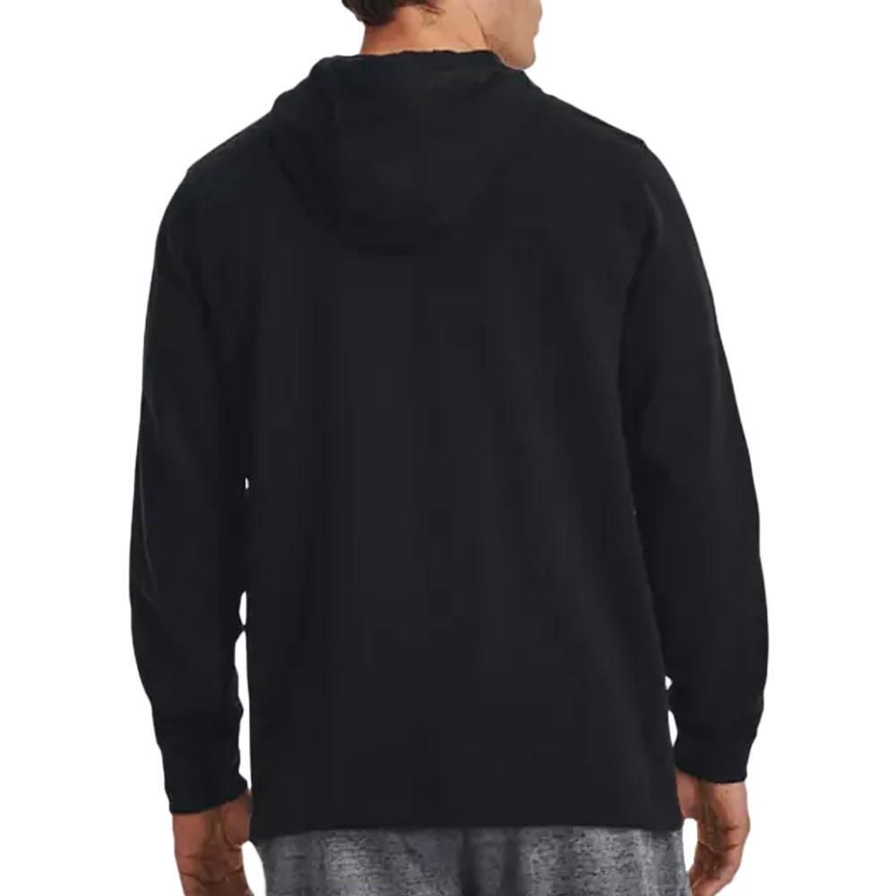Felpa con Cappuccio Uomo Under Armour Rival Terry Graphic Nera 2/2